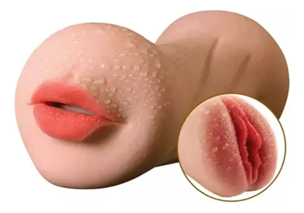 Masturbador Vagina Boca 2 En 1  - imagen 3