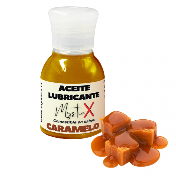 Aceite Lubricante Comestible Caramelo 30 ml Mystic X