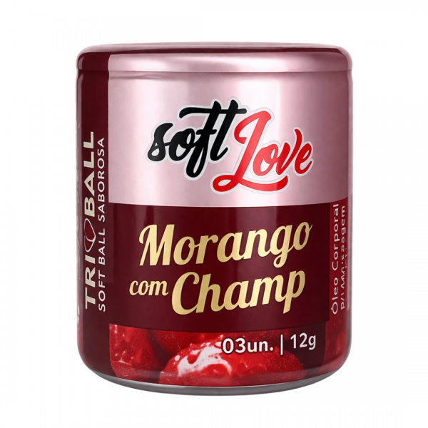 Bolas Lubricantes Aromáticas De Champagne Con Fresas (3 Bolitas)