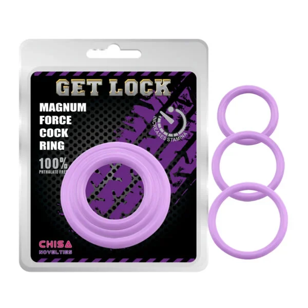 Kit 3 anillo para pene GetLock