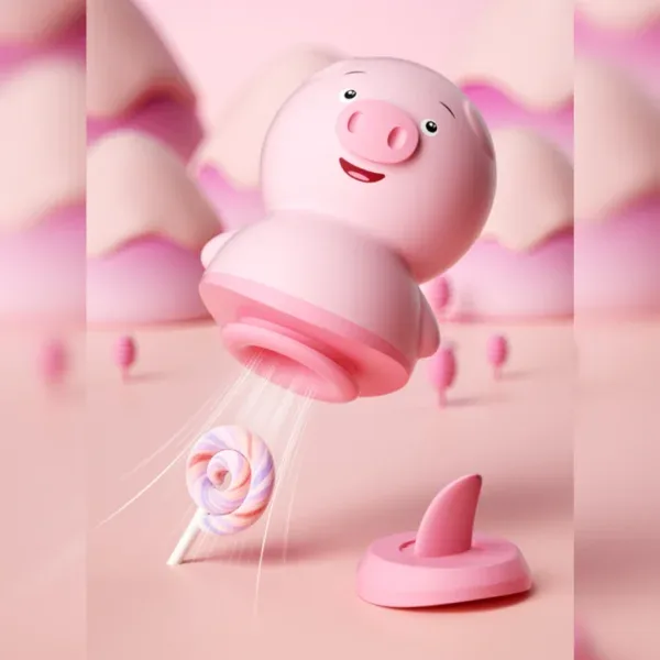 Vibrador Succionador y Lamedor Piggy - imagen 4