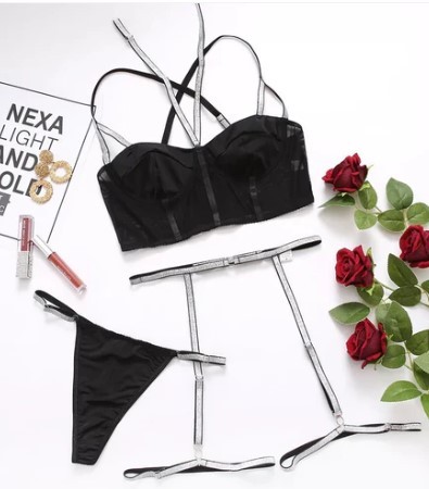 Conjunto Sexy Brillitos 738 - imagen 2