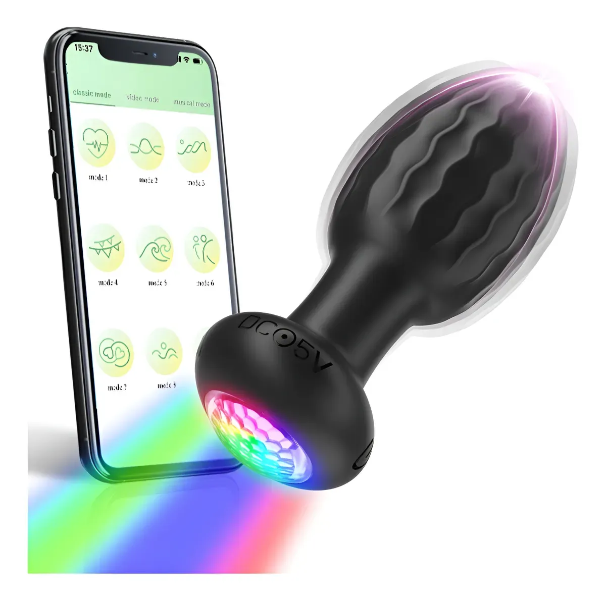 Plug Anal Vibrador Control por App