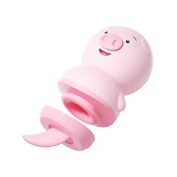 Vibrador Succionador y Lamedor Piggy