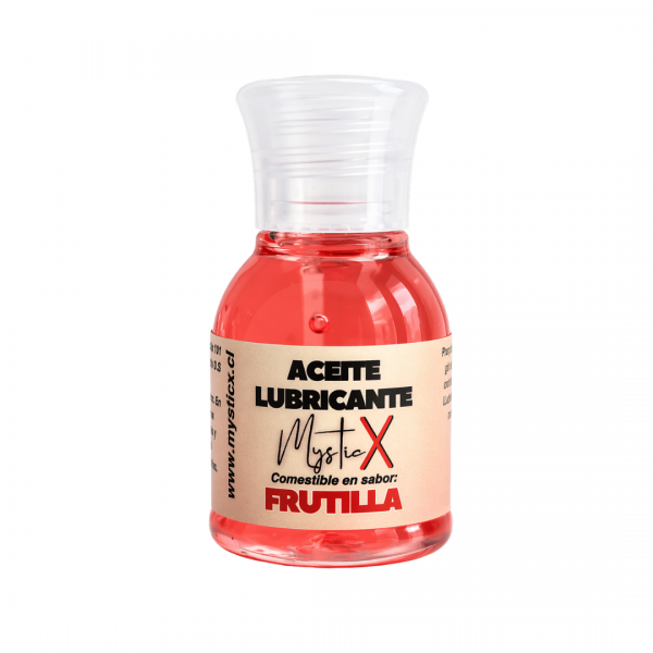 Aceite Lubricante Comestible Frutilla 30 ml Mystic X 