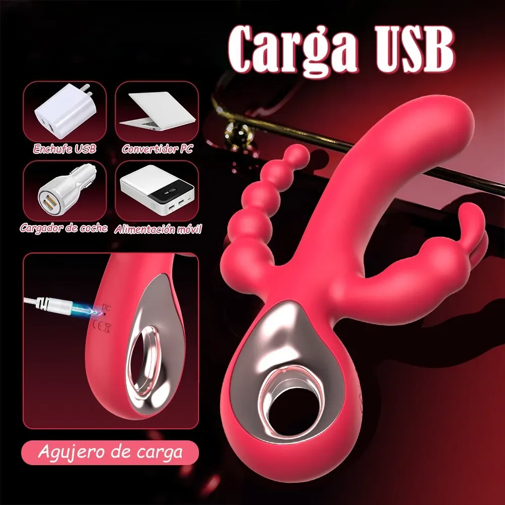 Vibrador Conejo 3 en 1 - imagen 2