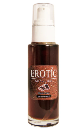 Gel Comestible EROTIC Sabor Chocolate - 50 ml