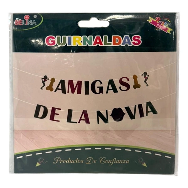 Guirnalda “Amigas de la novia” despedida de soltera