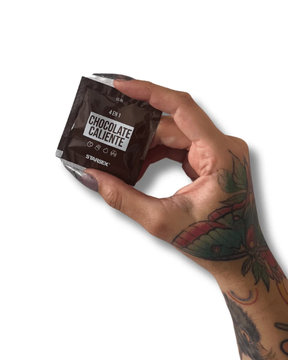 Sachet Lubricante Chocolate Caliente 5ml