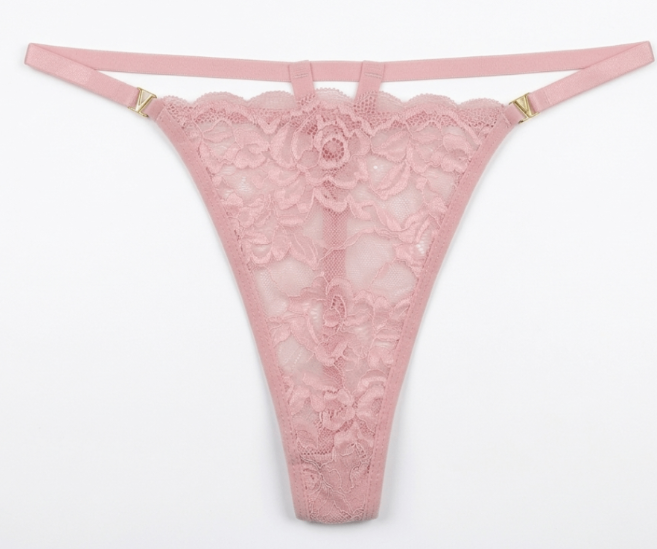 Tanga de Encaje Rosado Standar