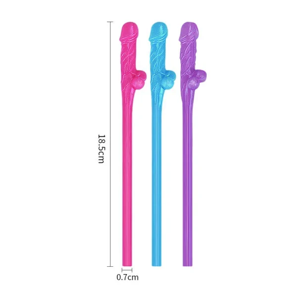 Bombillas de pene colores - imagen 3