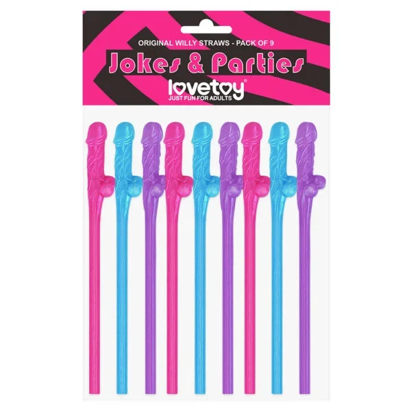 Bombillas de pene colores