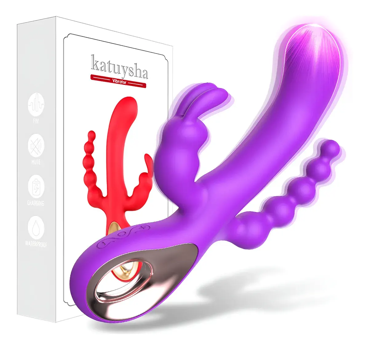 Vibrador Conejo 3 en 1