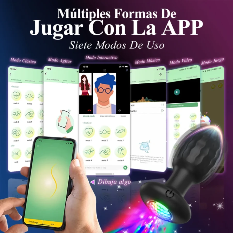 Plug Anal Vibrador Control por App - imagen 2