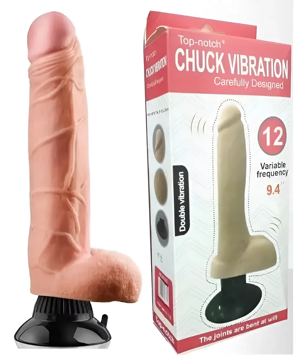 Dildo Vibrador con Ventosa